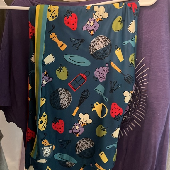 Disney Epcot Figment 2020 Food & Wine Festival Pajama Set Jammies BOTH BNWT XXL - Picture 3 of 4